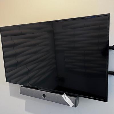 SHARP Television with Remote 43" Wall Mounted ZOOM 1 
