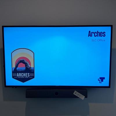 SHARP Television with Remote 43" Wall Mounted ZOOM 1 