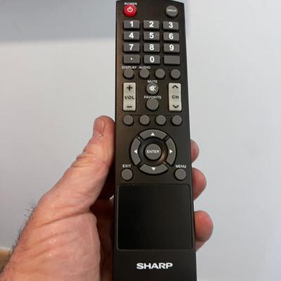 SHARP Television with Remote 43" Wall Mounted ZOOM 1 