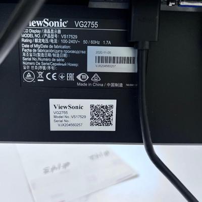VIEW SONIC MODEL #VG2755 DUAL MONITORS WITH STAND 