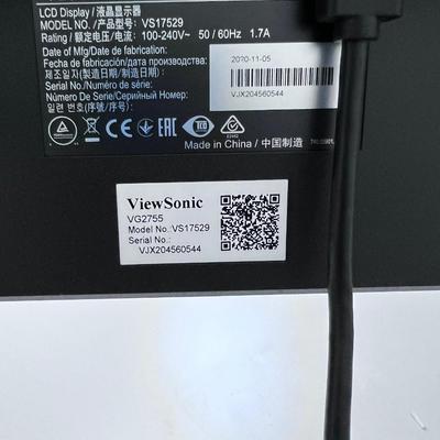 VIEW SONIC MODEL #VG2755 DUAL MONITORS WITH STAND 
