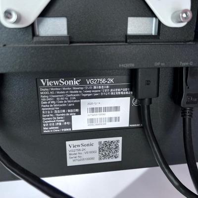 VIEW SONIC MODEL #VG2755 DUAL MONITORS WITH STAND 