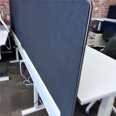 DOUBLE RAIL POWER STRIP with Dividing Wall (2) Panel 