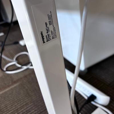 DOUBLE RAIL POWER STRIP with Dividing Wall (2) Panel 