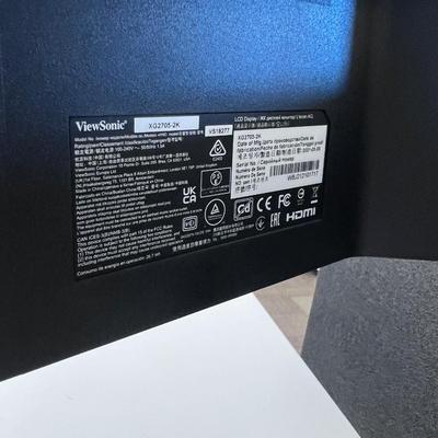 View Sonic Monitor with Adjustable ARM Model XG2705