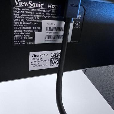 View Sonic Monitor with Adjustable ARM Model VG 2756 NOT A DOUBLE LOOKS that way in picture