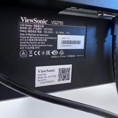 View Sonic Monitor with Adjustable ARM Model VG2755 