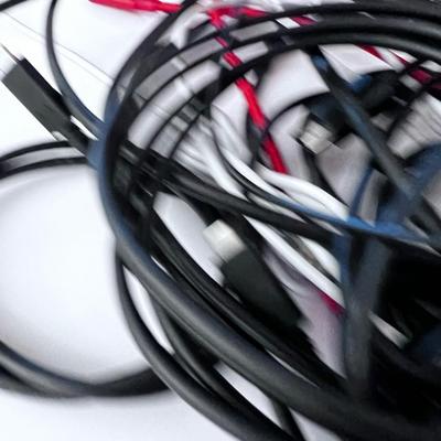 Pile of USB Cables 