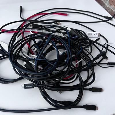 Pile of USB Cables 