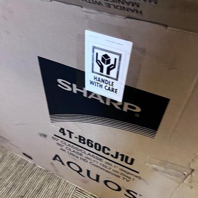 Sharp TV in the Box. NO CORDS! 60" 