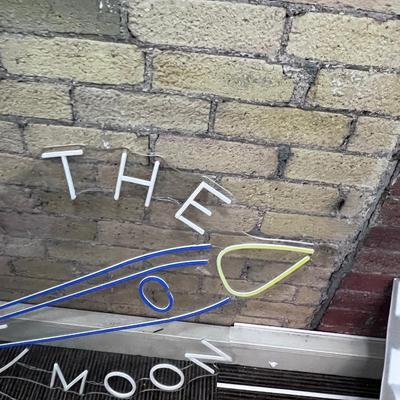 TO THE MOON Neon Light. 