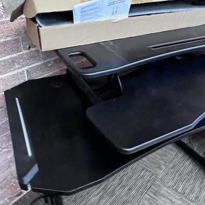 Black Computer Stand and TV Stand New in the Box. 