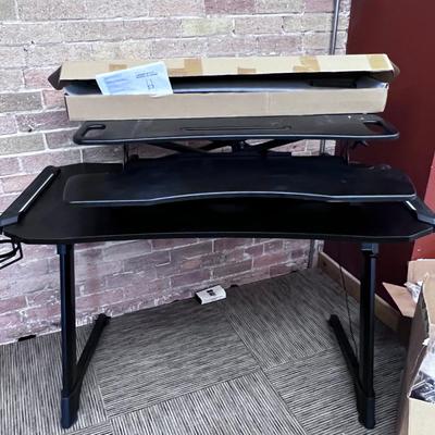 Black Computer Stand and TV Stand New in the Box. 
