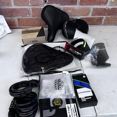 Mixed Lot of Biking Like things. Pedals, Seats Etc.