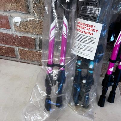 3 sets of walking sticks