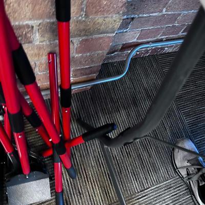 Poop Scoop with Extendable Handles Red