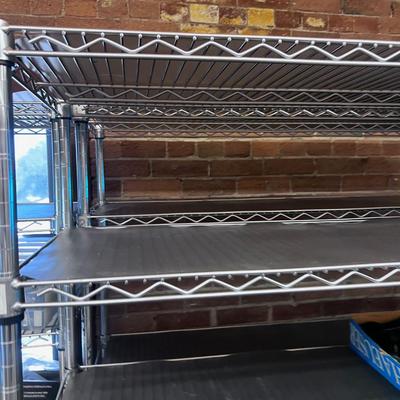 3 Racks on Wheels 48" Wide. 