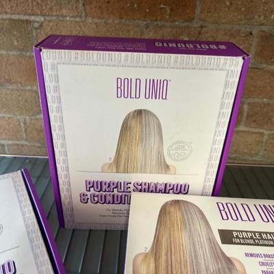 Purple Hair Mask and Shampoo Conditioner 