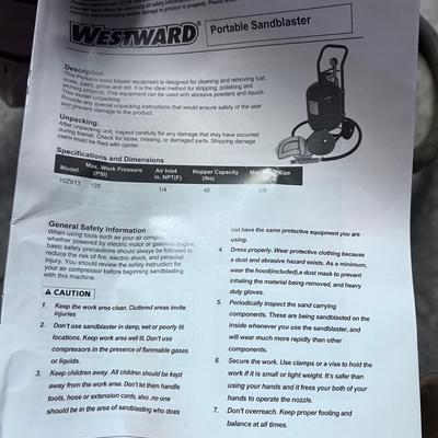 WESTWARD Sand Blasting Pot