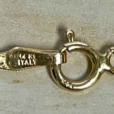 14K Gold Chain 18” Italy 2.5g