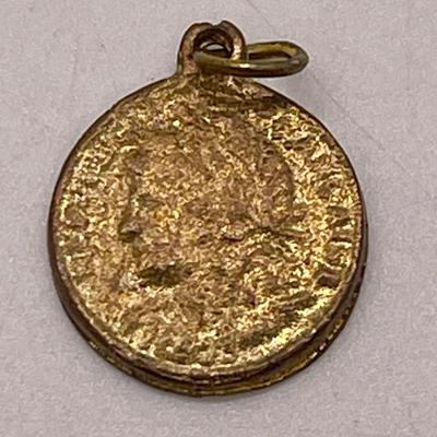 Vintage French Republique Francaise Medallion pendant coin