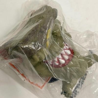 Jack in the Box in Raiders Helmet, Cabbage Patch Football Player, and 2 other toys