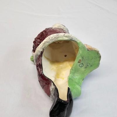 Trio of Ceramic Santa Christmas Figures (BS-JS)