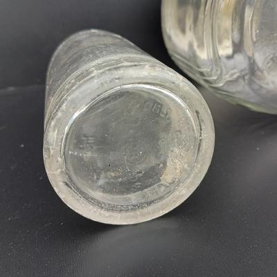 Antique lidded Jar = Pepsi bottles and an advertisement Ashtray - Lamar Colorado