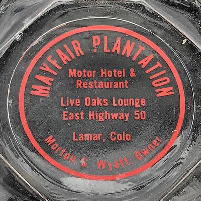 Antique lidded Jar = Pepsi bottles and an advertisement Ashtray - Lamar Colorado