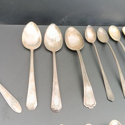 Vintage Spoons - silverplate - double plate - Rogers - Oneida - Warren S.P.CP. & More