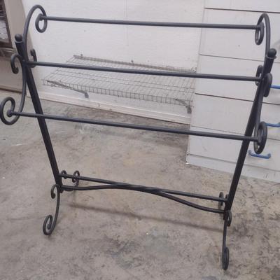 Wrought Metal Quilt Rack