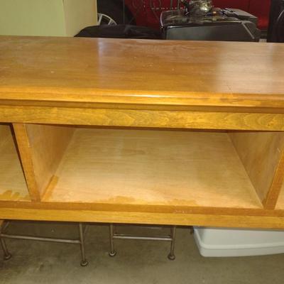 Solid Wood Cherry Office or Library Desk Hutch