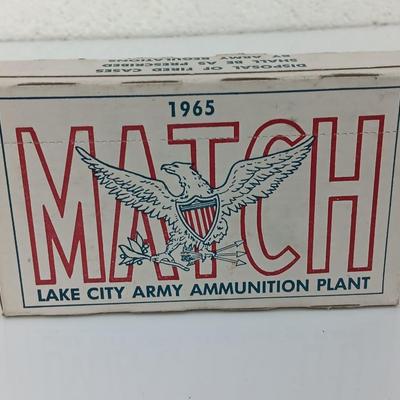 1965 MATCH - 7.62 MM Match Ammunition - Lake City Army Ammunition Plant