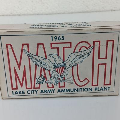 1965 MATCH - 7.62 MM Match Ammunition - Lake City Army Ammunition Plant