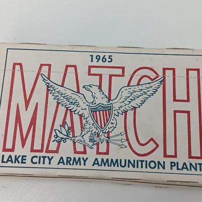 1965 MATCH - 7.62 MM Match Ammunition - Lake City Army Ammunition Plant