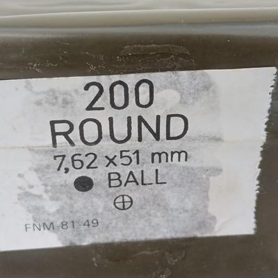 Battle Pack 200 Rounds Ammunition - 7.62 x 51mm Ball