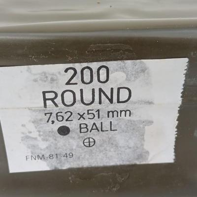 Battle Pack 200 Rounds Ammunition - 7.62 x 51mm Ball