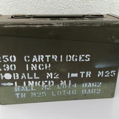 Metal Ammunition Chest - Military Ammo Box