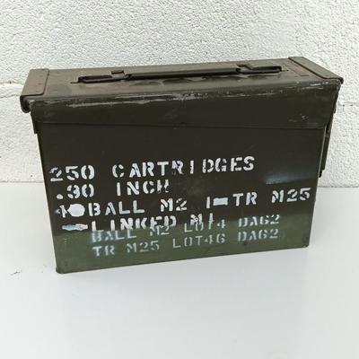 Metal Ammunition Chest - Military Ammo Box