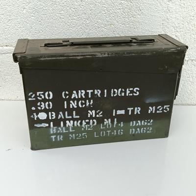 Metal Ammunition Chest - Military Ammo Box