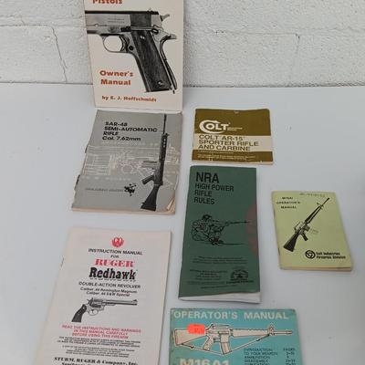 Owner's Manuals and pamphlets on Guns - Colt AR-15 - .45 Auto and others