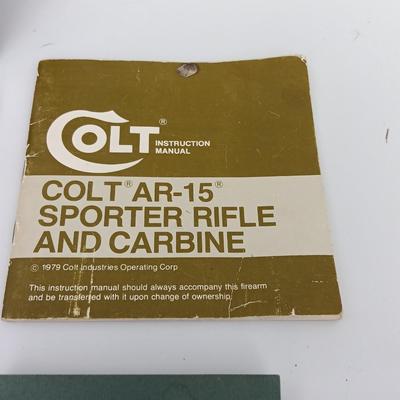 Owner's Manuals and pamphlets on Guns - Colt AR-15 - .45 Auto and others