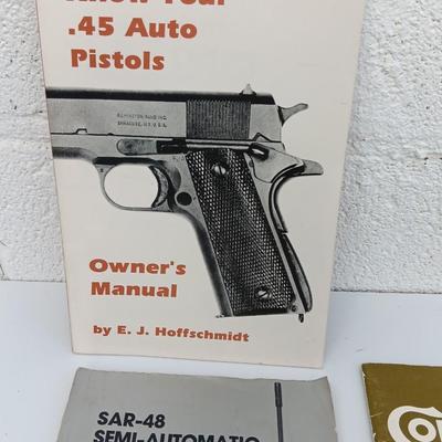 Owner's Manuals and pamphlets on Guns - Colt AR-15 - .45 Auto and others