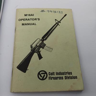 Owner's Manuals and pamphlets on Guns - Colt AR-15 - .45 Auto and others