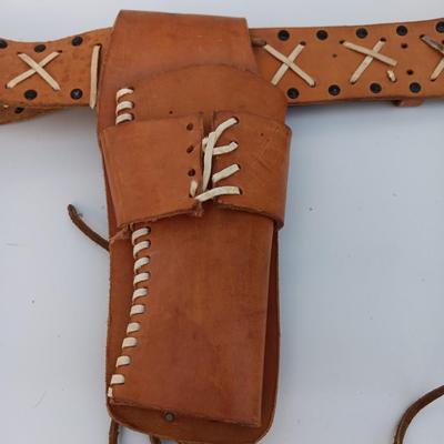 Leather Pistol holster with Belt