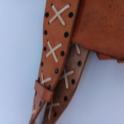 Leather Pistol holster with Belt