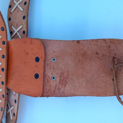 Leather Pistol holster with Belt