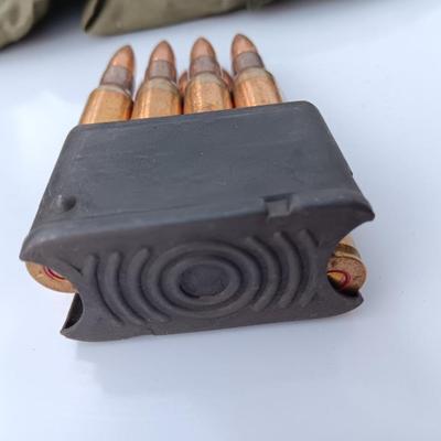 NATO Bandoleer with CAL 30 BALL M3 8 Round Clips LC 42759