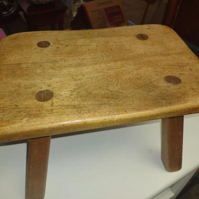 Hand Crafted Vintage Primitive Style Foot Stool