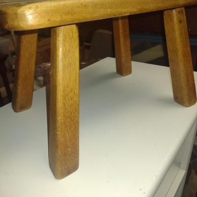 Hand Crafted Vintage Primitive Style Foot Stool